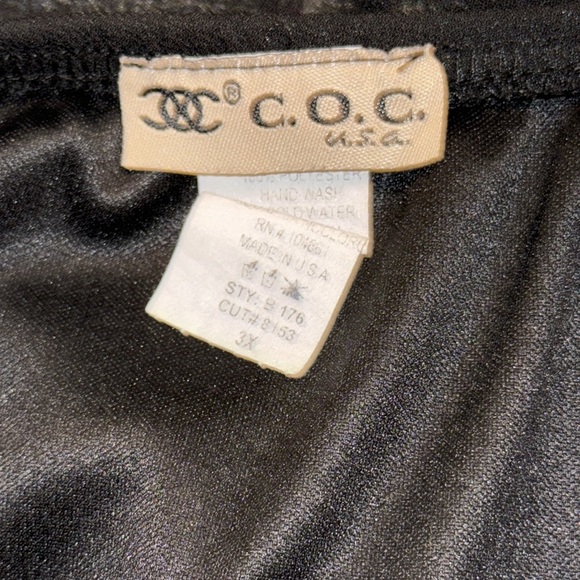 🔥C.O.C CLOTHING OBSESSED COMPANY BLACK ELEGANT MAXI SKIRT - Picture 5 of 6